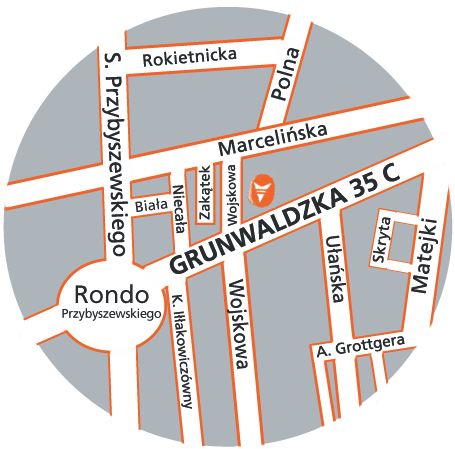 mapa dojazdu do origo
